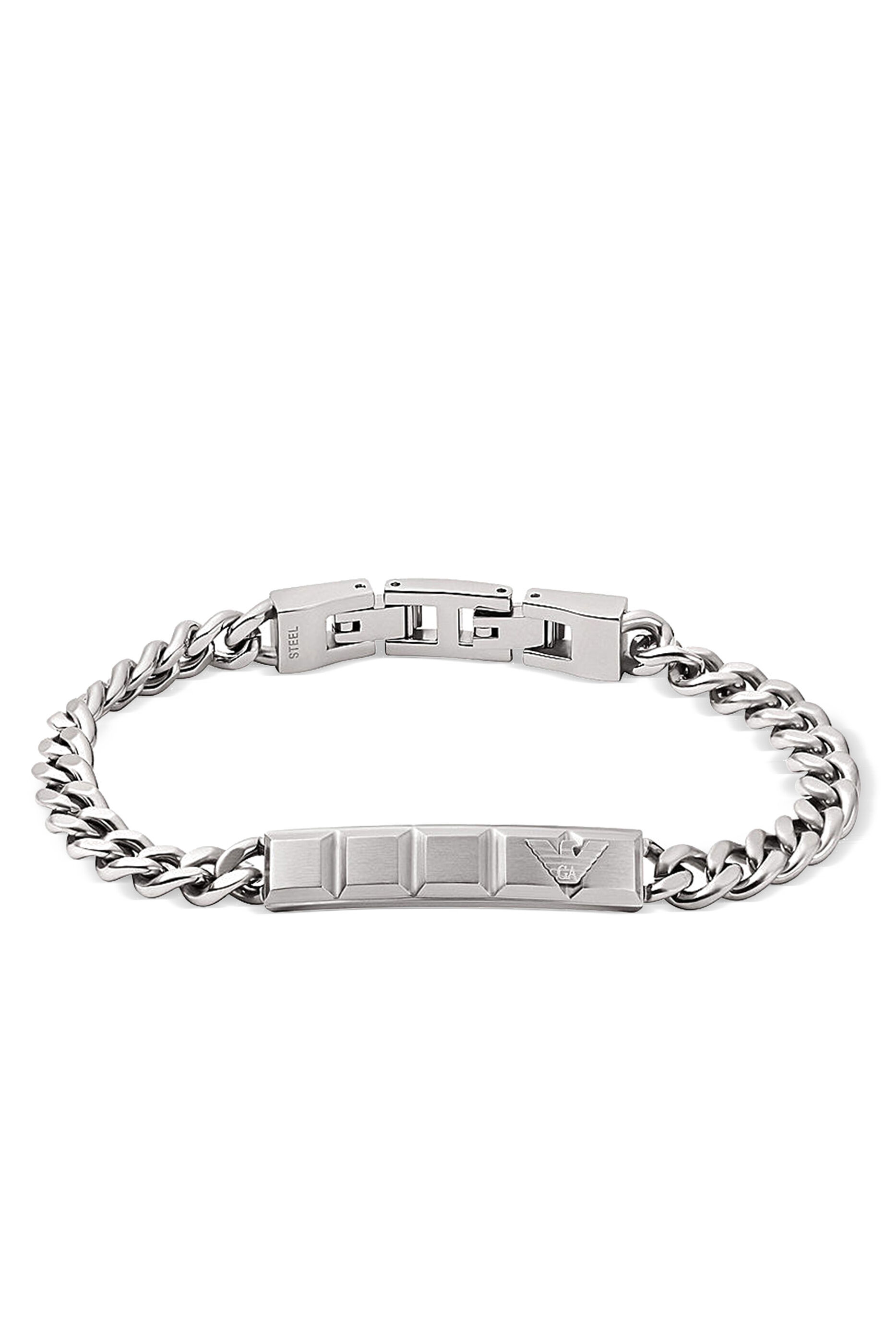 Buy Emporio Armani Chain Bracelet, Stainless Steel for Mens ...